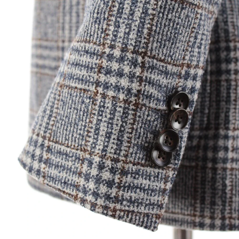 Luigi Bianchi Sartoria NWT Wool Blend Sport Coat/Jacket Size 50R (40R US) Blue